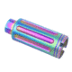 Guntec USA AR-15 Slim Line Cone Flash Can Gen 2, 5.56mm, 1/2x28, Matte Rainbow Pvd Coated, CONE-FH-S-GEN2-RPVD