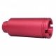 Guntec USA AR-15 Slim Line/Micro Cone Flash Can, .223, Red Anodized, CONE-FH-S-RED