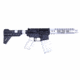 Guntec USA AR-15 Slim Line Trident Flash Can With Glass Breaker, Anodized Clear, CONE-FH-S-C-CLEAR