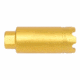 Guntec USA AR-15 Slim Line Trident Flash Can With Glass Breaker, Anodized Gold, CONE-FH-S-C-GOLD