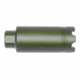 Guntec USA AR-15 Slim Line Trident Flash Can With Glass Breaker, Anodized Green, CONE-FH-S-C-GREEN