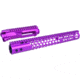 Guntec USA AR-15 Stripped Billet Upper Receiver 15 in Air Lite Series Honeycomb M-LOK Handguard Combo Set, Anodized Purple, GT-UPPER-SET-PURPLE-15HC