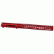 GUNTEC USA Ar 15 Stripped Billet Upper Receiver &amp; 15in Ultralight Series Keymod Handguard Combo Set, Anodized Red, GT-UPPER-SET-RED-15JK