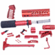 Guntec USA AR-15 Ultimate Pistol Kit, Anodized Red, ULT-PK-RED