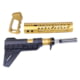 Guntec USA AR-15 Ultra Pistol Furniture Set, Anodized Gold, UPS-GOLD