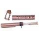 Guntec USA AR-15 Ultra Pistol Furniture Set w/ Milspec Buffer Tube, Anodized Bronze, UPS-MILTUBE-BRZ