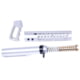 Guntec USA AR-15 Ultra Pistol Furniture Set w/ Milspec Buffer Tube, Anodized Clear, UPS-MILTUBE-CLEAR