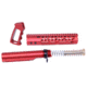 Guntec USA AR-15 Ultra Pistol Furniture Set w/ Milspec Buffer Tube, Anodized Red, UPS-MILTUBE-RED