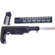 Guntec USA AR-15 Ultralight Series Complete Furniture Set 12in, Anodized Black, ULTRA-SET-12-BLACK