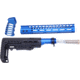 Guntec USA AR-15 Ultralight Series Complete Furniture Set 12in, Anodized Blue, ULTRA-SET-12-BLUE