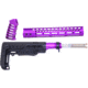 Guntec USA AR-15 Ultralight Series Complete Furniture Set 12in, Anodized Purple, ULTRA-SET-12-PURPLE