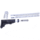 Guntec USA AR-15 Ultralight Series Complete Furniture Set, Anodized Clear, ULTRA-SET-CLEAR