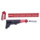 Guntec USA AR-15 Ultralight Series Complete Furniture Set, Anodized Red, ULTRA-SET-RED