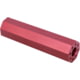 Guntec USA AR .308 Cal 4.5in Octagonal Fake Suppressor, Anodized Red, 4.5FAKE-AR-OCTO-308-RED