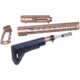 Guntec USA AR .308 AIR-LOK Series Complete Furniture Set W/Matching Upper Receiver, Bronze, AIRLOK-SET-UPPER-308-BRZ