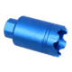 Guntec USA AR .308 Cal Micro Trident Flash Can With Glass Breaker, Anodized Blue, MCONE-FH-S-C-308-BLUE