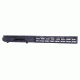 GUNTEC USA Ar .308 Cal Stripped Billet Upper Receiver &amp; 15in Mod Lite Skeletonized Series M-Lok Handguard Combo Set, Black GT-UPPER-SET-BLK-15MDLTE-308