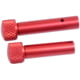 Guntec USA AR 5.56 Cal Extended Takedown Pin Set, Gen 2, Anodized Red, TDP-SET-G2-RED