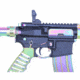 Guntec USA AR-15 Builders Kit w/Ambidextrous Safety, Matte Rainbow, BUILD-KIT-AMBI-M-RPVD