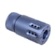 Guntec USA AR 9mm Mini Slip Over Barrel Shroud w/Multi Port Muzzle Brake, Grey, 1326-MB-P-MINI-9-GREY