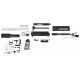 Guntec USA AR-15 5.56 Complete Ultralight Series Pistol Kit, No Lower, Black, GT-AR-P-KIT