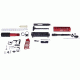 GUNTEC USA AR15 5.56 Cal Complete Ultralight Series Pistol Kit, No Lower, Red GT-AR-P-KIT-RED