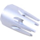 Guntec USA AR15 Claw Multi-Prong Flash Hider, Anodized Clear, AR-CLAW-CLEAR