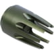 Guntec USA AR15 Claw Multi-Prong Flash Hider, Anodized Green, AR-CLAW-GREEN