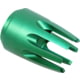 Guntec USA AR15 Claw Multi-Prong Flash Hider, Anodized Irish Green, AR-CLAW-IG