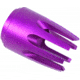 Guntec USA AR15 CLAW MULTI-PRONG FLASH HIDER ANODIZED PURPLE, ANODIZED PURPLE, AR-CLAW-PURPLE