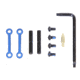 Guntec USA AR15 Complete Anti-Rotation Trigger/Hammer Pin Set, Anodized Blue, GT-ARP-BLUE