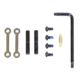 Guntec USA AR-15 Complete Anti-Rotation Trigger/Hammer Pin Set, Anodized Green, GT-ARP-GREEN