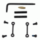 GUNTEC USA AR15 Complete Anti-Rotation Trigger/Hammer Pin Set,Black GT-ARP