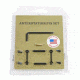 GUNTEC USA AR15 Complete Anti-Rotation Trigger/Hammer Pin Set,Black GT-ARP