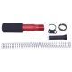 Guntec USA AR-15 Pistol Buffer Tube Kit, Red, ARPISTUBE-RED
