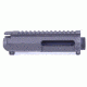 GUNTEC USA AR15 Stripped Slab Side Billet Upper Receiver, Black GT-UPPER-SLB