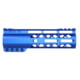 Guntec USA AIR-LOK Series AR-15 M-LOK Compression Free Floating Handguard w/ Monolithic Top Rail, Gen 2, 7in, Anodized Blue, GT-7ALC-G2-BLUE