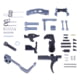 Guntec USA AR-15 Enhanced Lower Parts Kit w/ Upgrades, Anodized Grey, LPK-ENH-GREY