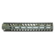 Guntec USA Socom Series 12 in Suppressor Compatible Handguard, Anodized Green, GT-SS-12HG-GREEN