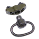 Guntec USA QD Swivel With Adapter For M-LOK System, Gen 2, Anodized Green SWIVEL-MLK-G2-GREEN