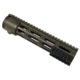 GUNTEC USA Thin Profile Free Floating Handguard w/Removable Rails Monolithic Top Rail,308 Cal,10in,Cerakote OD Green CK308-10-G