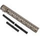 GUNTEC USA Thin Profile Free Floating Keymod Handguard w/Removable Rails Monolithic Top Rail,15in,Cerakote Flat Dark Earth BA79-K-15-FDE