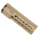 GUNTEC USA Thin Profile Free Floating Keymod Handguard w/Removable Rails Monolithic Top Rail,7in,Cerakote Flat Dark Earth BA79-K-7-FDE