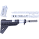 Guntec USA Trump Series Limited Edition AR-15 Pistol Furniture Set w/Brace, Anodized Clear, TRUMP-PIS-SET-PB-CLEAR