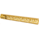 Guntec USA Ultra Lightweight Thin M-LOK Free Floating Handguard w/ Monolithic Top Rail, .308 Caliber, 16.5in, Anodized Gold, GT-16.5MLK-308-GOLD