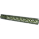 Guntec USA Ultra Lightweight Thin M-LOK Free Floating Handguard w/ Monolithic Top Rail, .308 Caliber, 16.5in, Anodized Green, GT-16.5MLK-308-GREEN