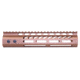 Guntec USA Ultra Lightweight Thin M-LOK System Free Floating Handguard w/Monolithic Top Rail, 9in, Bronze, GT-9MLK-BRZ