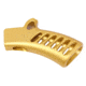 Guntec USA Ultralight Series Skeletonized Aluminum Featureless Grip, Anodized Gold, ULS-FG-GOLD