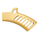 Guntec USA Ultralight Series Skeletonized Aluminum Featureless Grip, Anodized Gold, ULS-FG-GOLD