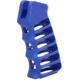 Guntec USA Ultralight Series Skeletonized Aluminum Pistol Grip, Anodized Blue, ULS-PG-BLUE